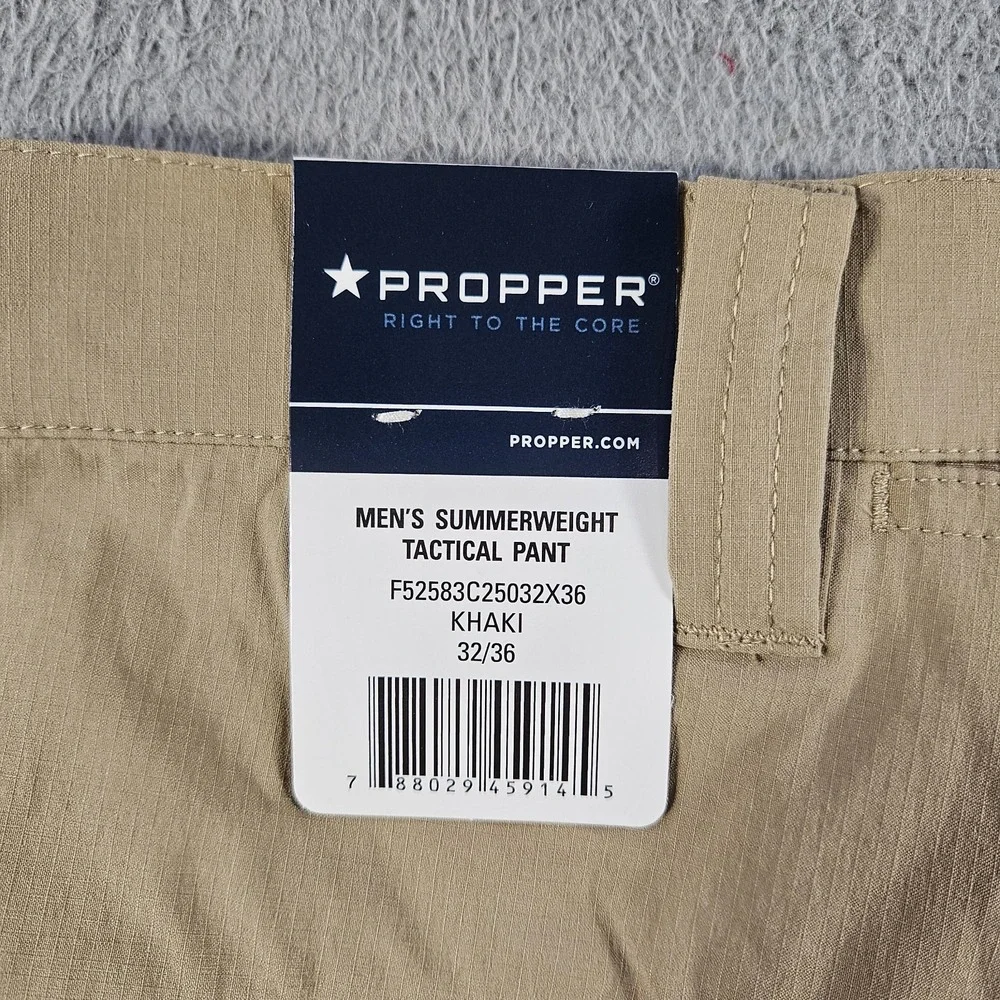 NEW Propper Tactical Cargo Utility Pants‎ Men 32 x 36 Khaki Lightweight USF50